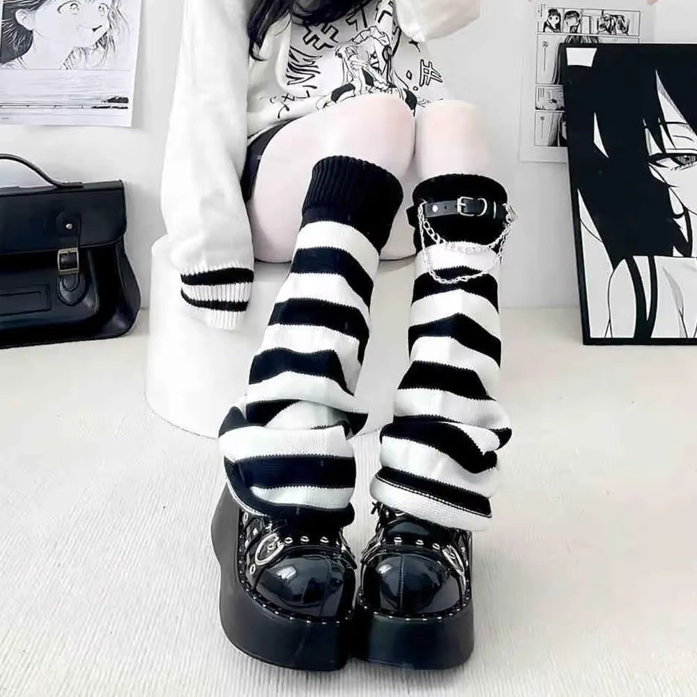 Готические вязаные гетры в сти – обзор и цена Boot Sock Slouchy