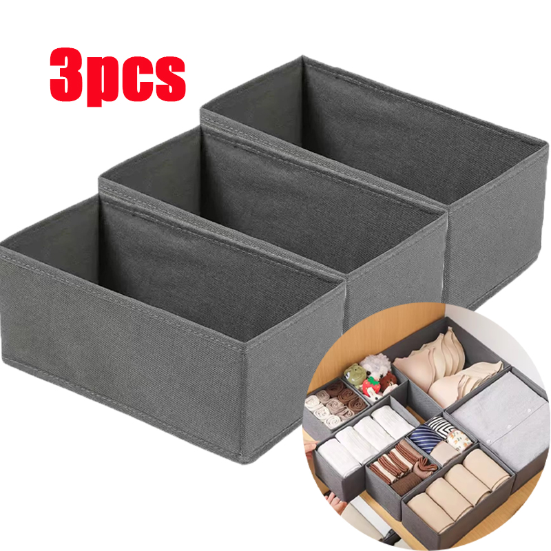 3 шт., тканевые ящики для хран – обзор и цена Sock Organizer Tray