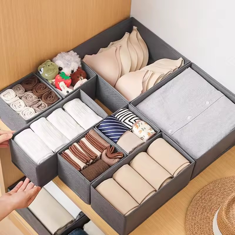 3 шт., тканевые ящики для хран – обзор и цена Sock Organizer Tray