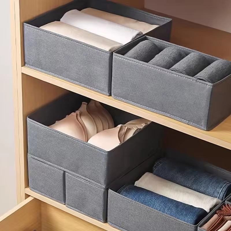 3 шт., тканевые ящики для хран – обзор и цена Sock Organizer Tray