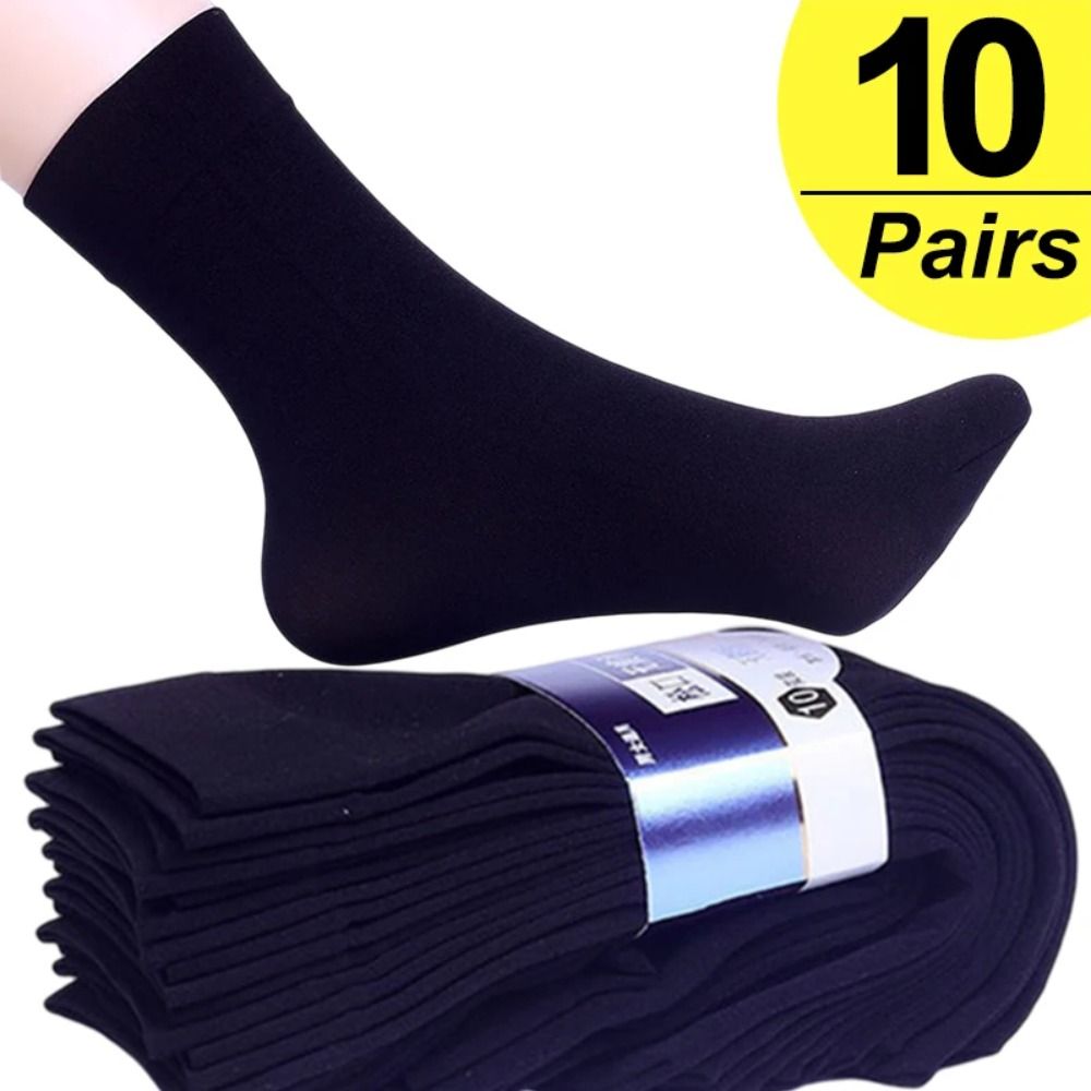 10 пар модных дышащих мужских  – обзор и цена Silk Sock Bamboo