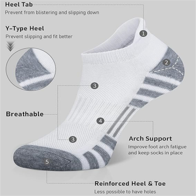 6/12 пар спортивных носков для – обзор и цена Athletic Sock Cushion